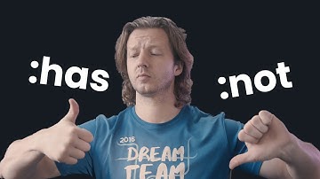 How to use  CSS :has and :not - Future CSS!