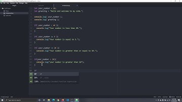 Code Now!  - JavaScript if statements and variables