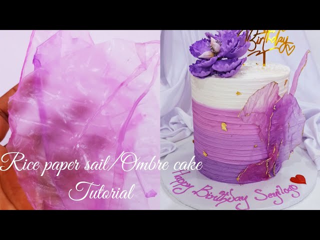 How to Make Rice Paper Sails- A Cake Video Tutorial - My Cake School