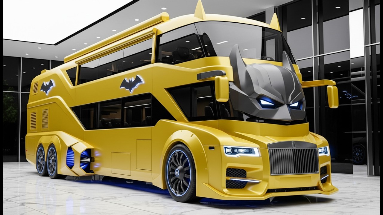 INSIDE the $3.8M Batman Motorhome! The World’s Most Aggressive 6x6 RV ...