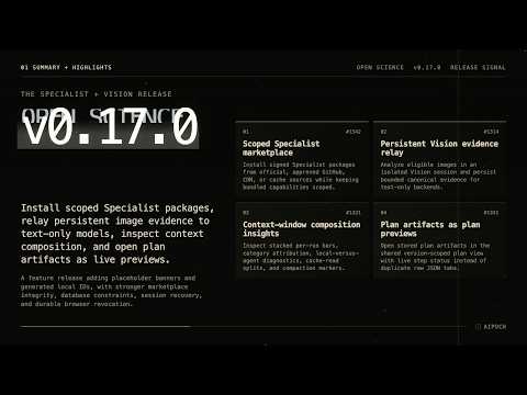 [AIPOCH] Open-Science v0.17.0 Update Note