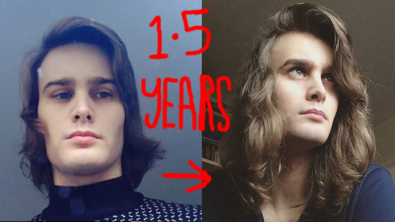 Guy Growing Long Hair 15 Years YouTube