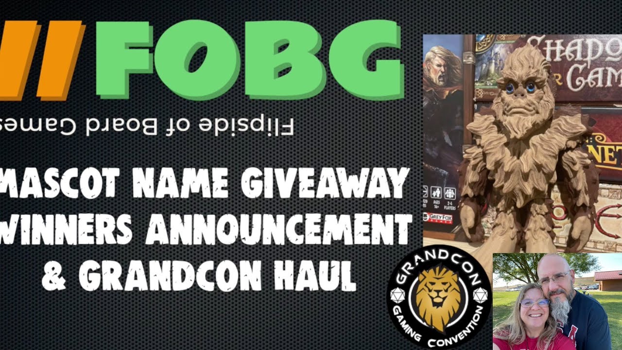 Mascot Name Giveaway and GrandCon Haul with Sam and Jessie