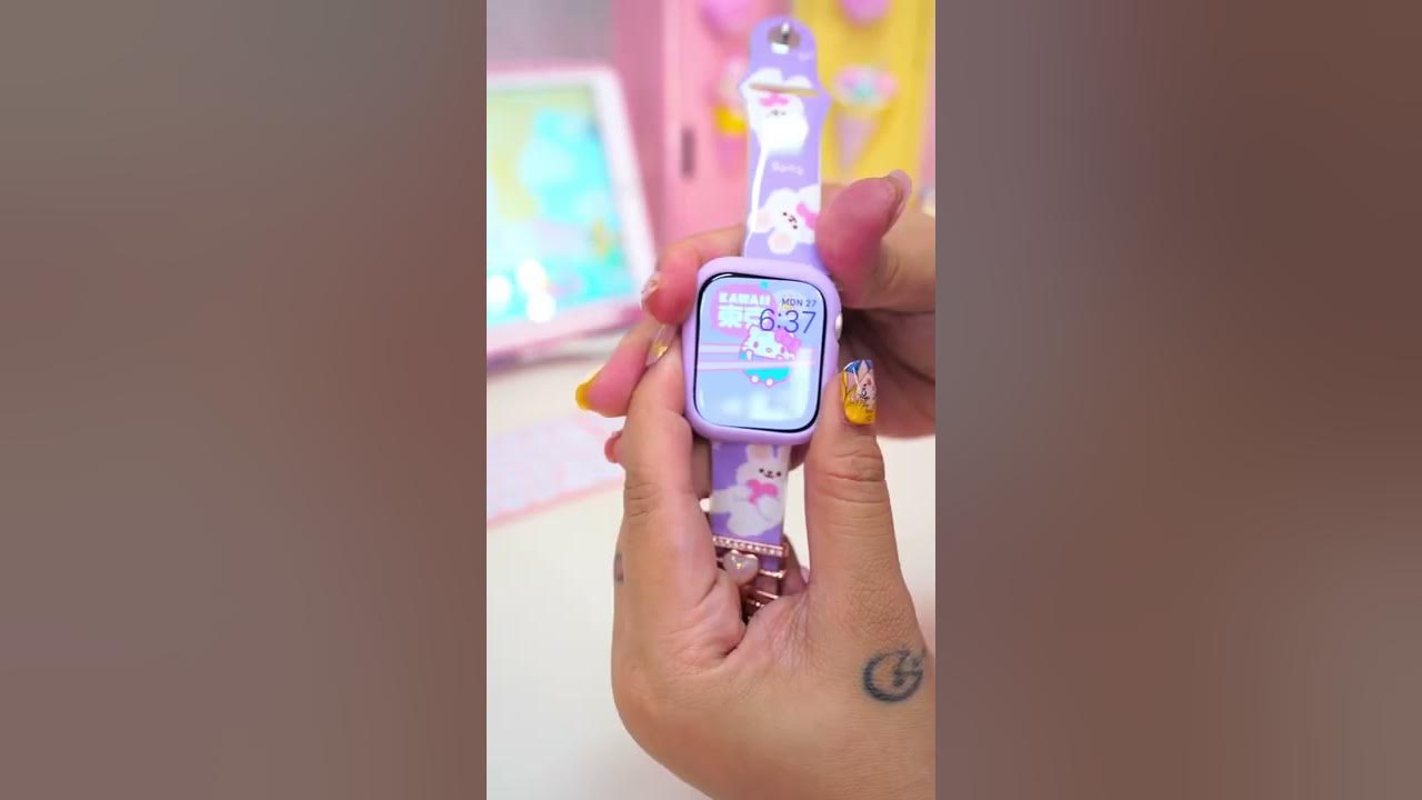 Jookstogo ASMR Dressing up my Apple Watch Series 7 💕