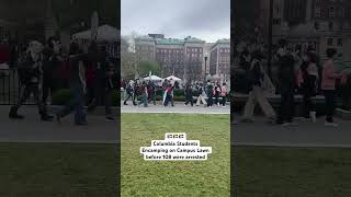 🇵🇸 Columbia University Encampment Pro Palestinian Protesters Vs Counter Protesters