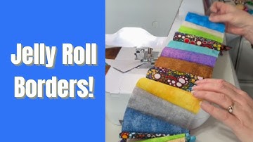 3 FUN borders made from strip sets