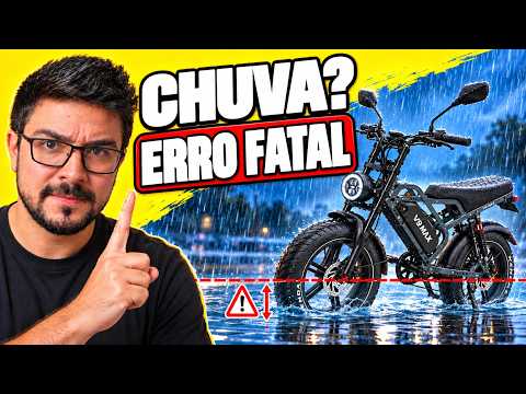Bike elétrica pode pegar chuva? Cuidado com o ERRO fatal