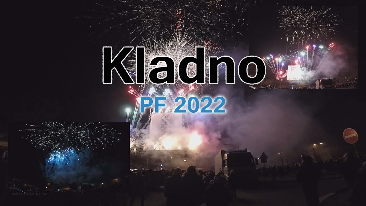 Kladno novoroční ohňostroj 2022