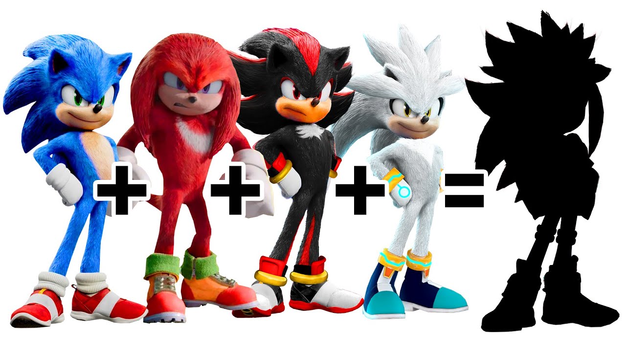 SONIC fusion SHADOW fusion with SILVER, epic Sonic the hedgehog fusions