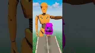 Big And Small Cars Vs Crash Dummy