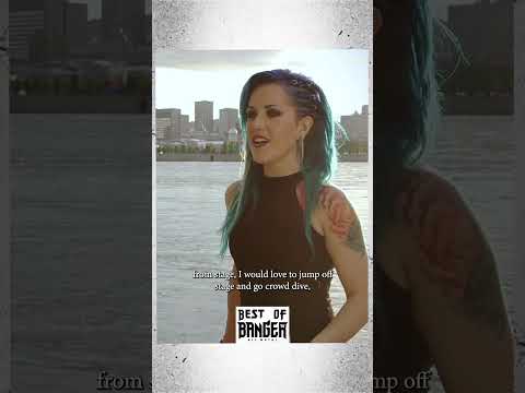 HAPPY CANADA DAY! Mosh etiquette with Alissa White-Gluz #canadianmetal #bestofbanger #moshpit