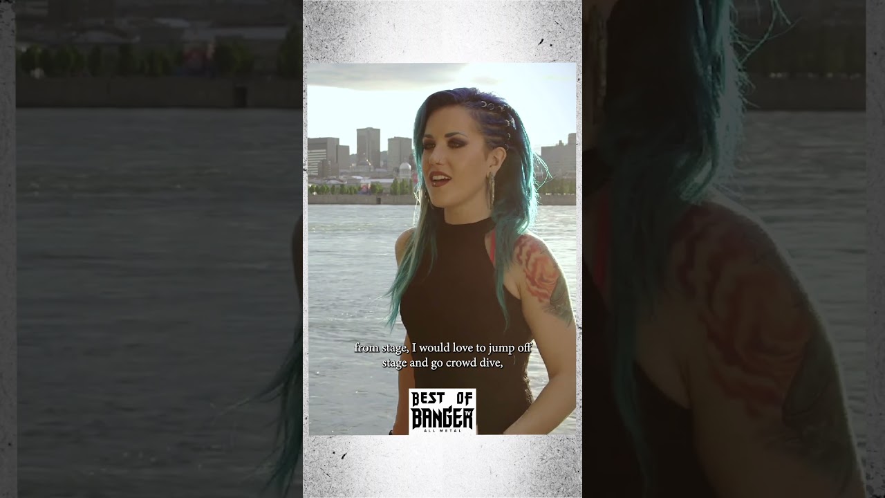 HAPPY CANADA DAY! Mosh etiquette with Alissa White-Gluz #canadianmetal #bestofbanger #moshpit