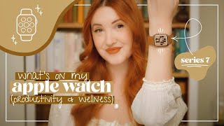 What's on my APPLE WATCH series 7 ⌚️ BEST apps for Productivity & Wellness in 2022!
