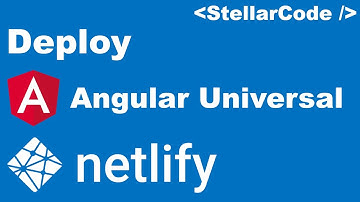 Deploy Angular Universal to Netlify | Deploy Angular application(SSR)