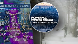 Denver snowstorm could bring between 6 to 12 inches and major travel impacts