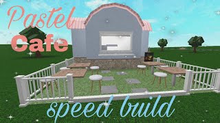 Pastel Cafe - Speed-Build ( Roblox - Bloxburg )