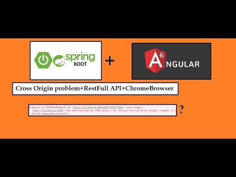 CORS Spring-boot+ Angular6 access-control-allow-origin cross origin problem resolved