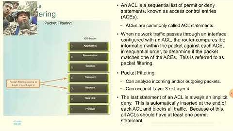 Ccna 2 chapter 7 ACL