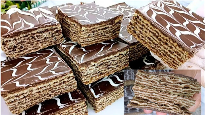 كيكة الويفر الكروكى الجزائري الترند الجديد💥مكسره الدنيا من حلاوتها هتحتارى هى كيكة ولا بسكوت بتدووب👌