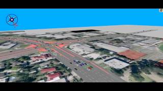 Two-Phase intersection Ferntree Gully Rd, Stud Rd Australia.