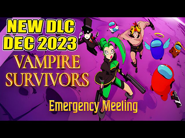 Vampire Survivors meets Among Us in crossover DLC coming Dec. 18