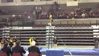 Stacey Ervin High Bar at Oklahoma