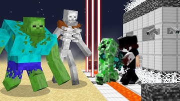 Mutant Creatures vs Most Secure Minecraft House