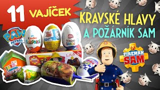 ROZBALUJI 11 VAJÍČEK! Kravské hlavy ve stodole! 🐮🍬