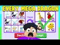 I Traded EVERY MEGA DRAGON in Adopt Me!