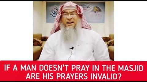 A man who doesn’t pray in masjid but home, are his prayers invalid ?