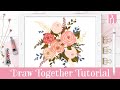 How to Paint Simple Fall Flowers Easily - Step by Step in Procreate Tutorial - iPad Pro