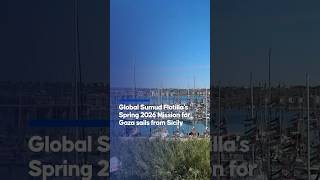 The Global Sumud Flotilla is now underway from Sicily to Gaza.