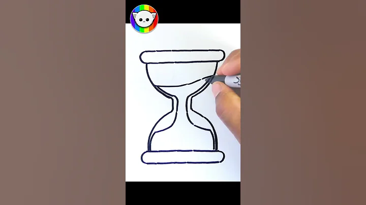 How to Draw a Cute Hourglass Step by Step | आसान चित्र | #shorts