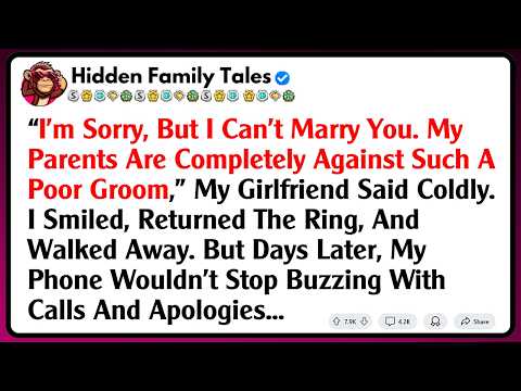 “I’m Sorry, But I Can’t Marry You. My Parents Are Completely Against Such A Poor Groom,” My...