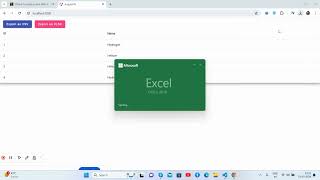 Angular 18 Datatable with Export Buttons working demo