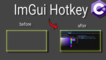 How to add a Hotkey for ImGui C# .NET (Tutorial)