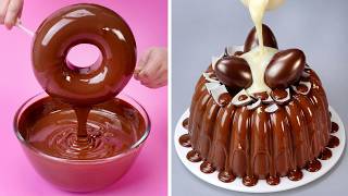 Most Satisfying Chocolate Cake Ever 🍫 Cara Membuat Kue Cokelat Cantik untuk Semua Acara