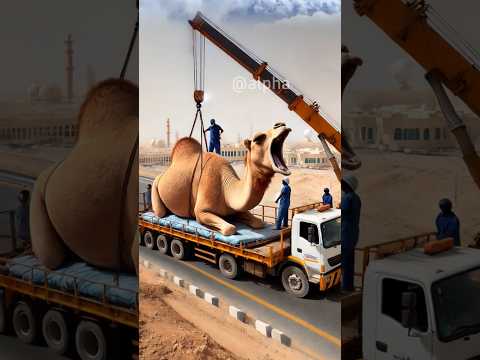Doctor's rescued a weak pregnant Camel 🐪 from desert 🏝️ #humanity #treatment #camel #veternary