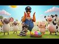Oh No Cat Stole the Eggs | Rooster Police Chase + Funny Farm Adventure | Kids Songs &amp; Nursery Rhymes