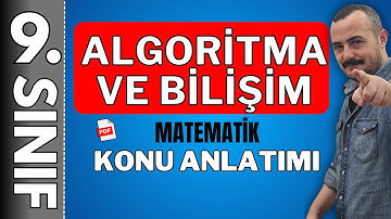 algoritma ve bilişim | 9.sınıf matematik konu anlatımı  | 9. sınıf algoritma | 🚩PDF 🚩