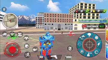 Ambulance Robot Dog Car Games - Android Gameplay