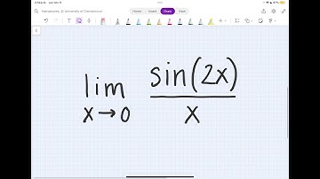 Limit as x approaches 0 of sin(2x)/x
