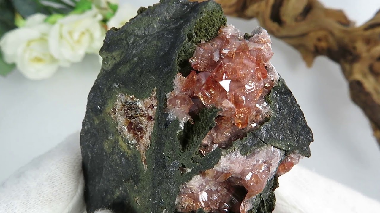 メキシコ Potosi Mine産 ロードクロサイトの結晶（原石）163g - cute