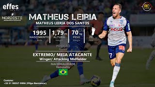 Matheus Leiria - Extremo Meia Atacante Winger Attacking Midfielder - 2025