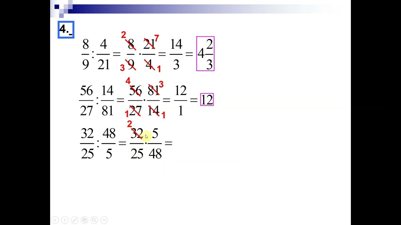 PETI 111 Deljenje razlomaka