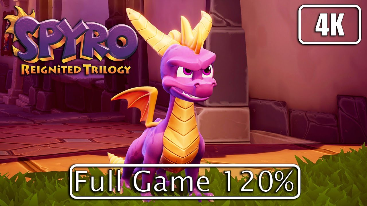 Spyro the Dragon (Reignited Trilogy) - Full Game 120% Longplay Walkthrough 4K 60FPS