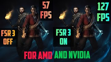 How to install 100% stable fsr 3 in Banishers Ghost of new eden +mod link+guide for amd gpu+fps test