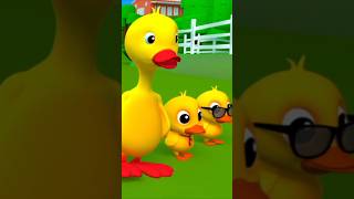 Fünf Kleine Enten #yotutubeshorts #funn #nurseyrhymes #farmees #fivelittleducks