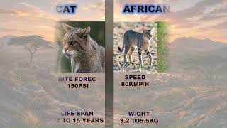 Ultimate Cat Family Comparison  Bite Force to Top Speed