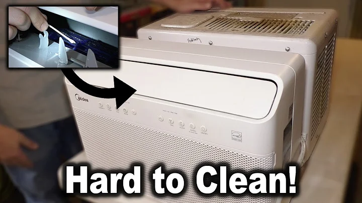 How to Clean a Moldy Midea U-Shaped AC Air Conditioner | NOT EASY!
